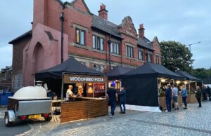 Woodfired pizza market stall 